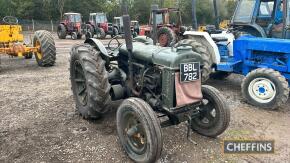 Fordson Standard N Tractor Reg. No. BBL 782