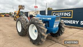 County 754 Select-O-Speed Diesel Tractor with re-sprayed rims and tin work