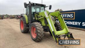 Claas 420 Arion Tractor c/w FL120 front loader, registration documents in office (drives but forwards/reverse transmission issue) Reg. No. AY12 EAA Ser. No. A2144DAA2105557