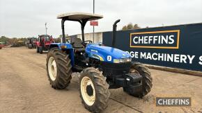 New Holland TT75 4wd Tractor Ser. No. AANTT75R4KN003162 NOT ROAD REGISTERED, NO REGISTRATION DOCUMENTS