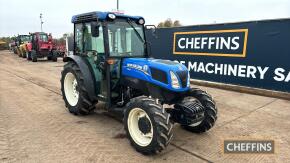 New Holland T4.85F Fruit Tractor Reg. No. GN66 AZR Ser. No. ZGJ003421