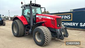 2009 Massey Ferguson 7495 Dyna-VT Tractor c/w front pto & linkage Reg. No. SF09 EXV Ser. No. U036085