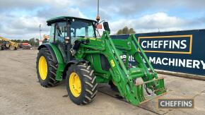 John Deere 5100M Tractor Hours: approx 1300 Reg. No. CV19 APZ Ser. No. 1LV5100MLJJ502248