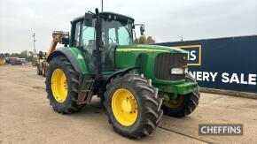 John Deere 6920 Tractor c/w Auto Quad, tls Reg. No. OU05 OBH Ser. No. LO6920K460990