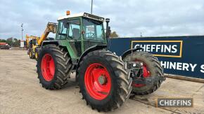 1993 Fendt 380GT Diesel Tool Carrier Tractor c/w front linkage and pto, stated to have one previous owner, registration documents in office Reg. No. L446 NVW Ser. No. 380/24/3272