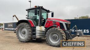 Massey Ferguson 8S.225 DEP EX Tractor c/w box of spares in office Reg. No. HX21 AUO Ser. No. VKKMB870TMB068043