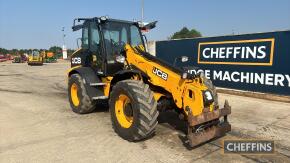 JCB TM320 Agri Telehandler pin & cone, 460/70/24 Tyres Reg. No. HJ15 CKT Ser. No. JCB320TSH01910888