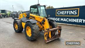 2001 JCB 526 Telehandler c/w puh, Q-fit head stock, front aux, 4 speed, manual gearbox Hours: 10,200