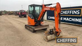 2018 Hitachi Zaxis ZX26U-5A Excavator c/w 3no. buckets Ser. No. HCMACC50C00032920