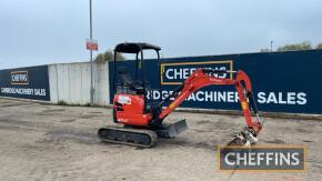 2022 Kubota U17-3 Mini Digger Ser. No. KBCAZ24BKN3078688