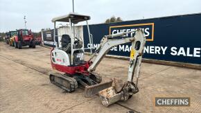 Takeuchi TB216 Mini Digger Ser. No. 216010417