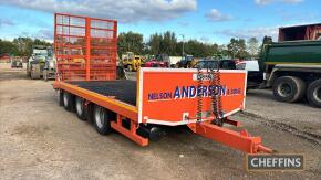 Chiefton Tri Axle Trailer fully refurbished throughout, no longer required