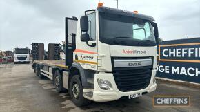 DAF CF Euro 6 Lorry c/w ramps Reg. No. EU17 TPX