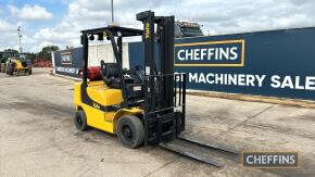 2017 Yale GLP25MX Forklift Lift: 3790mm duplex Capacity: 2500kgs Hours: approx 1985 Ser. No. A390B02033R