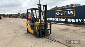 Cat GP18N Forklift Hours: approx 6260 Lift: 3700mm Capacity: 1800kgs Ser. No. CT34A 41387