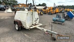 Terex Fast Tow Lighting Tower Kubota 3cyl. Diesel engine