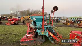 Reco Sulky Drill c/w KRM power harrow, control box and manuals in office, PTO