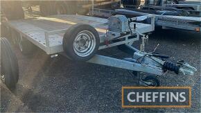 Bateson 354B Beavertail Trailer with foot ramps, winch, spare wheel, manual in office