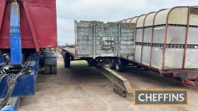 24ft Flat Bed Trailer Single Axle