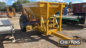 Barford Stone Hopper Trailer c/w trench filling conveyor, 6/8ton capacity refurbished conveyor