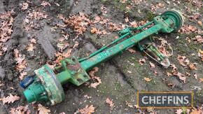 8 Stud Trailer Axle c/w hydraulic brakes, 16.00x20 wheels