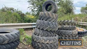 6no. Assorted Tyres to include 1no. 16.0/70-20, 1no. 400/60 15.5, 1no. 400/80-24 and Michelin 460/70-24 tyre UNRESERVED LOT