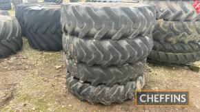 Set of 4-14.00-24 Forklift Tyres UNRESERVED LOT