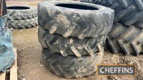 Pr. of 13.6 R28 t/w 460/70 R24 Michelin UNRESERVED LOT