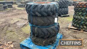 4no. Dumper Wheels & Tyres