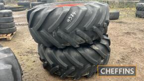 620/26 Wheels & Tyres Ex Claas combine