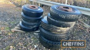 9no. 8.25-15 Wheels & Tyres UNRESERVED LOT