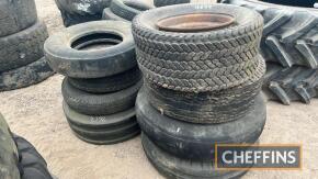 Qty of Wheels & Tyres to inc 29x12-15, 9.00-1 etc UNRESERVED LOT