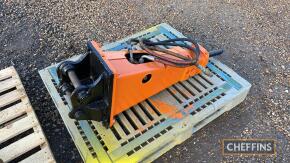 Hydraulic breaker to suit tonne excavator. 35mm pins (orange)