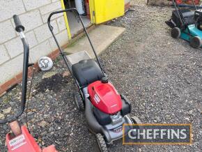 2019 Honda GCVX IZY pedestrian lawn mower with collector box. Serial No. 1000535