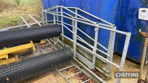 Qty of galvanised access platform walkways, ladders etc.