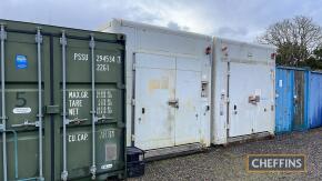 Blast freezers storage container, sold in situ. Purchaser to load and remove