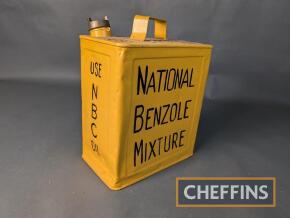 National Benzole Mixture with matching cap, restored