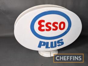 Esso Plus plastic petrol pump globe