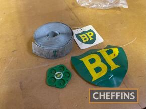 BP, qty of merchandise to inc' window stickers, coin holder and service stickers