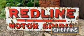 Redline Motor Spirit single sided enamel sign by Franco