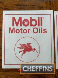 2no. Mobil Motor Oils posters