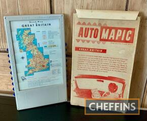 Auto-Mapic automatic road map of Great Britain, with original box