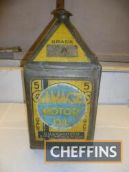 Gamages pictorial land air and water conical top oil can