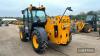 JCB 533-105 Telehandler c/w hydraulic adjusting pallet forks, JCB cameras & monitor fitted, jack legs, registration documents in office Hours: approx 5385 Reg. No. FN20 YBC Ser. No. JCB5AHMGTL2951707 - 8