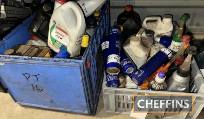 2no. Boxes of Misc Lubricants & Oils UNRESERVED LOT