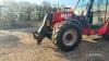 2007 Manitou 735-120 LS Telehandler c/w puh, registration documents in office Hours: approx 7490 Reg. No. FX07 KKT Ser. No. 239539 - 5