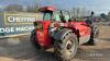 2007 Manitou 735-120 LS Telehandler c/w puh, registration documents in office Hours: approx 7490 Reg. No. FX07 KKT Ser. No. 239539 - 11