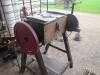 Oak and cast iron milk/butter churn with wooden panels