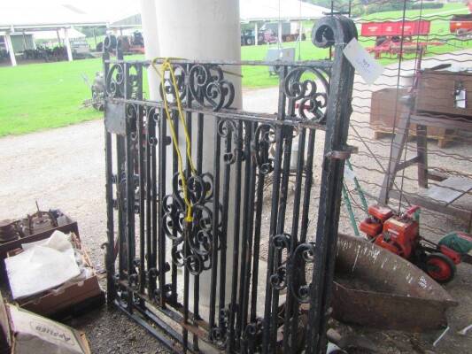 Pr. smith made antique wrought iron gates