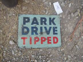 Park Drive advertising sign